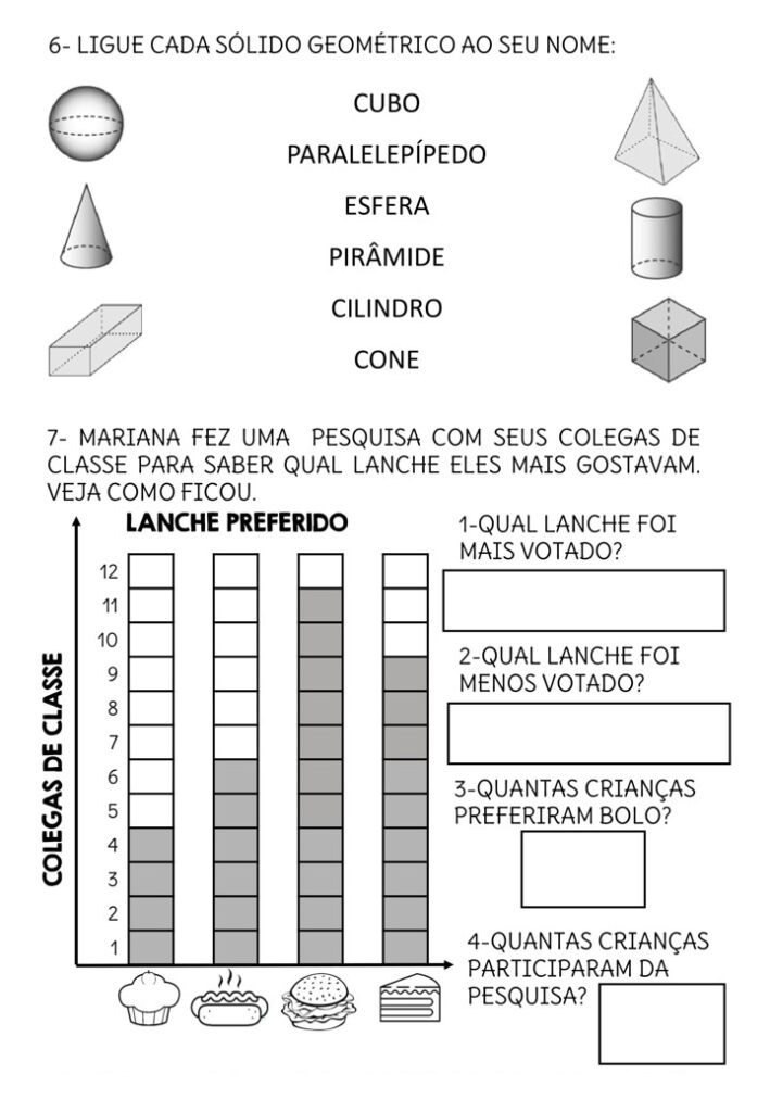 Avaliação Diagnóstica para o 3º Ano de Matemática